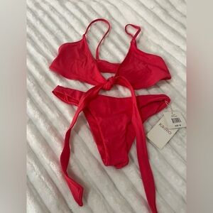 kikiRio Women's Red Intimate Set swin